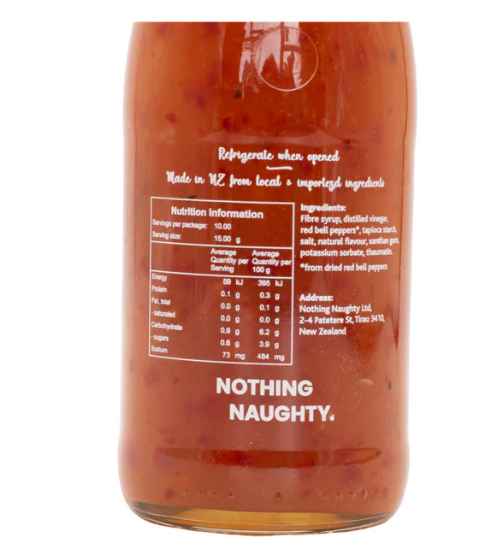 Low Carb Sweet Chilli Sauce 250ML