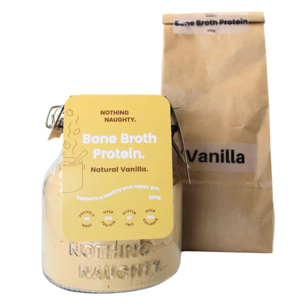 NN Bone Broth Protein Powder 500GM - Natural Vanilla