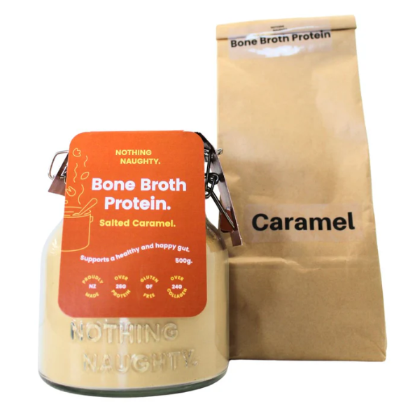 NN Bone Broth Protein Powder 500GM - Salted Caramel