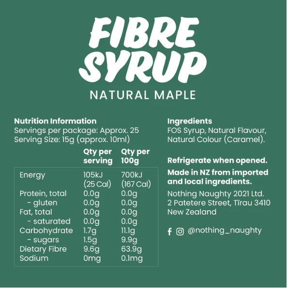 NN Fibre Syrup Maple 250 ML