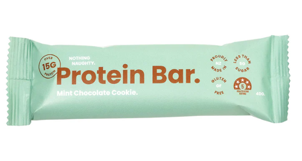 Nothing Naughty Protein Bar - Chocolate Mint Cookie