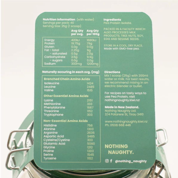 Pea Protein Natural 1kg