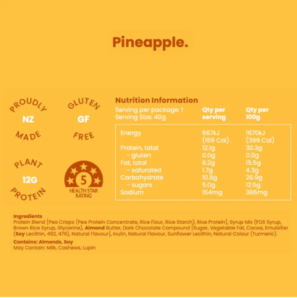 Plant Protein Bar Pineapple
