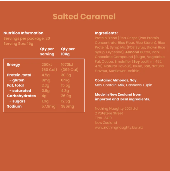 Premium Plant Protein Bites - Salted Caramel