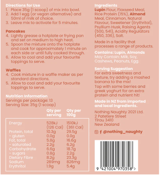 Protein Pancake & Waffle Mix 455g