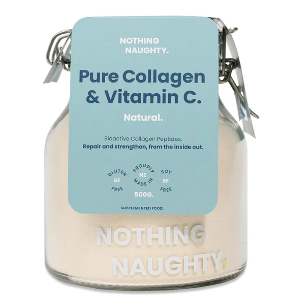 Pure Collagen - 500g Jar - Natural + Vitamin C