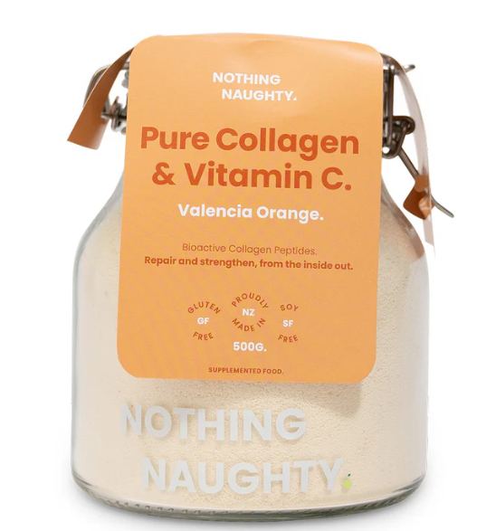 Pure Collagen - 500g Jar - Valencia Orange + Vitamin C