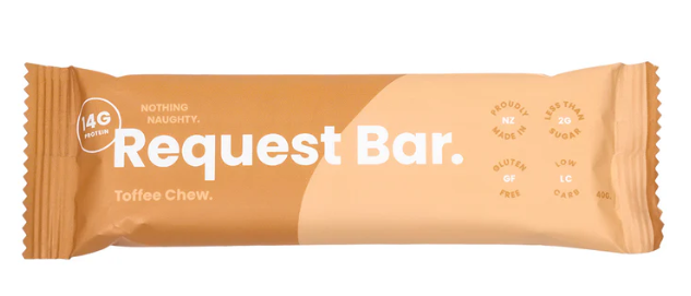 Request Low-Card Protein Bar - Toffee Chew