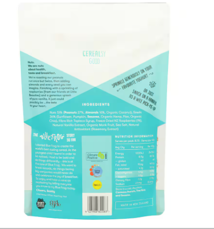 Keto - Almond, Peanut & Raspberry 350gm