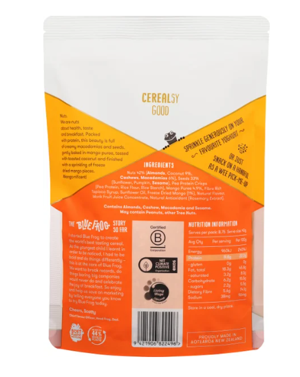 Mango , Macadamia & Toasted Coconut 350gm