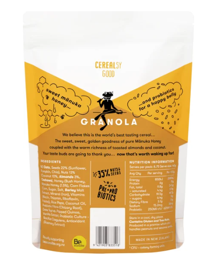 Manuka Honey and Almond Granola 350gm
