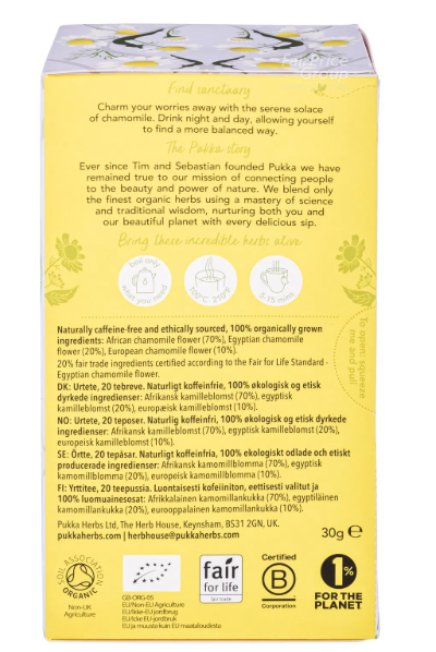 Pukka Three Chamomile Tea