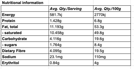 Keto Cookie Vanilla 64g