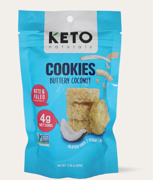 Keto Cookies Buttery Coconut 64g