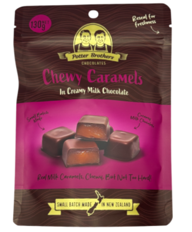 Chewy Caramel in Milk Chocolate