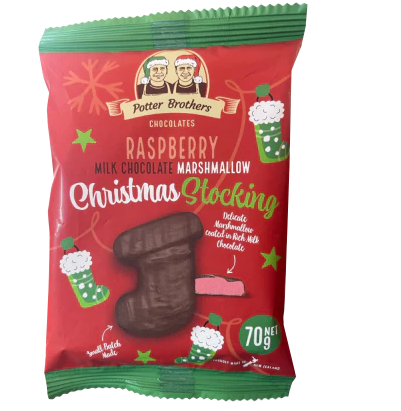 Christmas Stockings Raspberry 70G