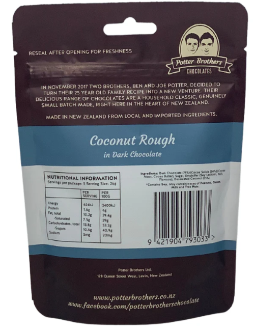 Coconut Rough in Dark Chocolate