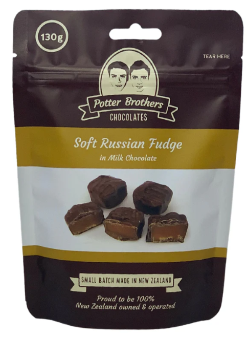 Soft Russian Fudge in Milk Chocolate