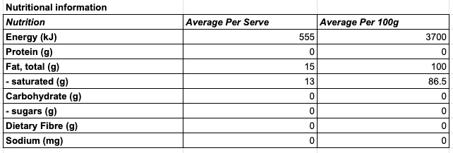 Ceres Bio Coconut Oil 600g