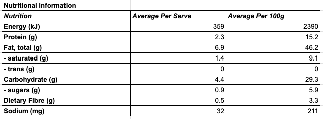 Ceres Cashew Butter 220g