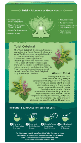 OI Tulsi Tea Original 25TBT