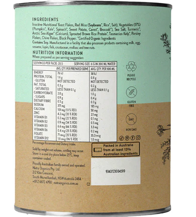 Nutra VEGETABLE Broth Garden Veggie 125g