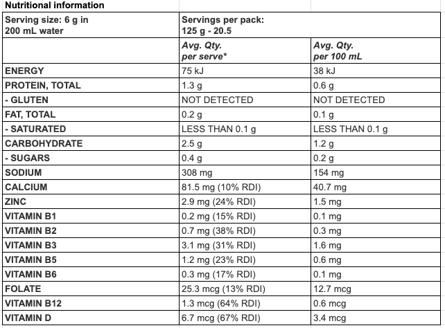 Nutra VEGETABLE Broth Mushroom Veggie 125g