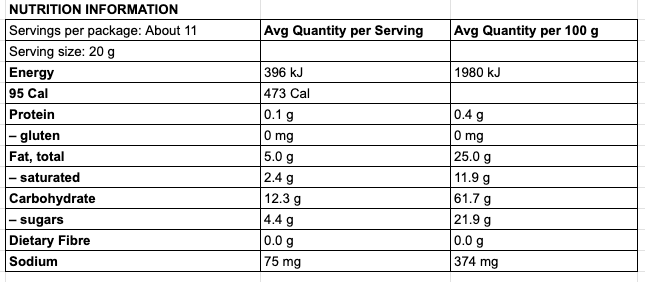 Kea G/F Hokey Pokey Cookies