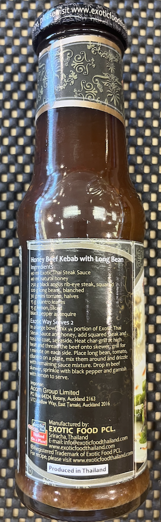 Exotic Thai Steak Sauce 250ml