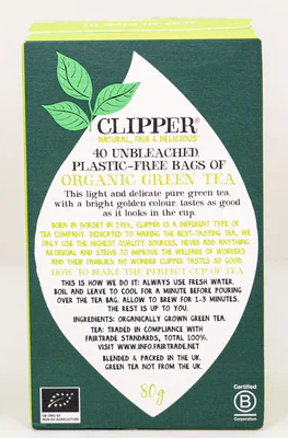 Clipper Green Tea 40s