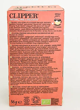 Clipper Mango & Citrus Organic Infusion