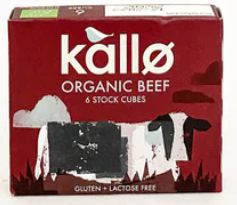 Kallo Organic Beef Stock Cubes 66gm