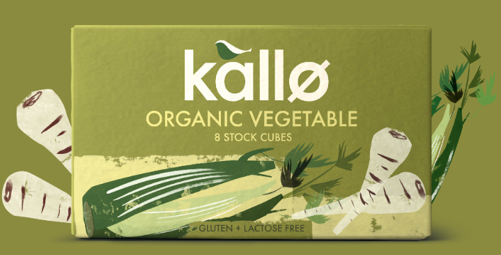 Kallo Organic Vegetable Stock Cubes 66g