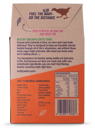 Weka Bars kids- Chocolicious