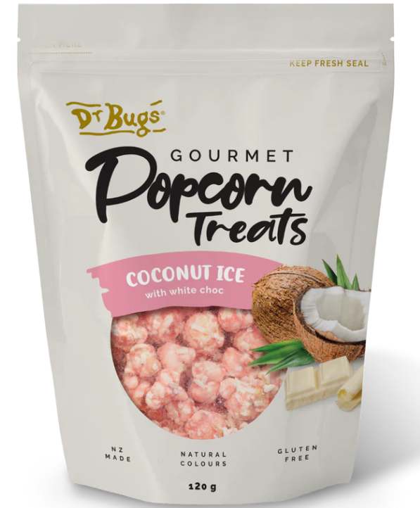 Dr Bug Gourmet Popcorn Coconut Ice