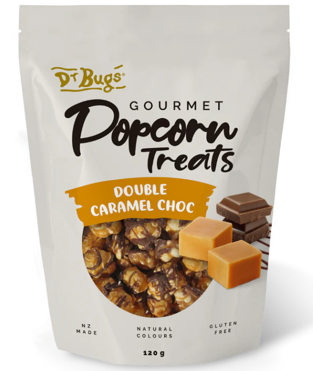 Dr Bug Gourmet Popcorn Double Caramel Choc