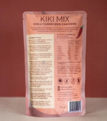 Kiki Seed Cracker Mix- Chilli Cumin 300g