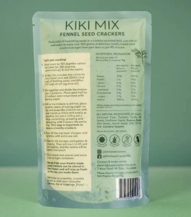 Kiki Seed Cracker Mix- Fennel Seed 300g