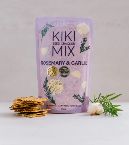 Kiki Seed Cracker Mix- Rosemary & Garlic 300g