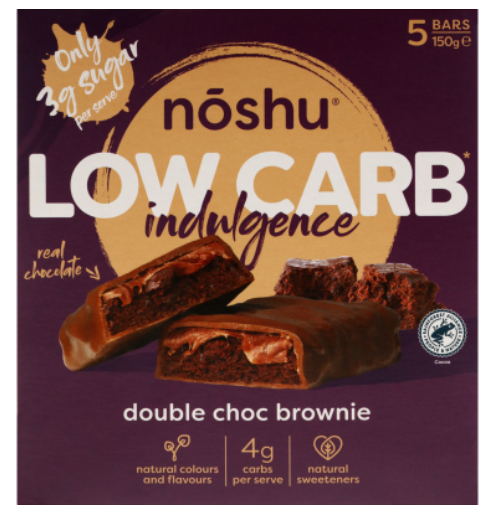 Noshu Double Choc Brownie 160g