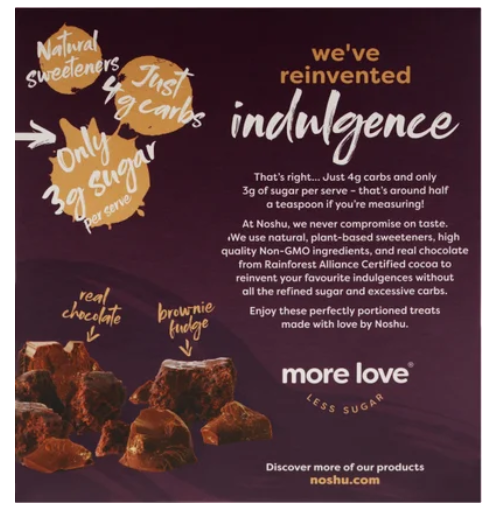 Noshu Double Choc Brownie 160g