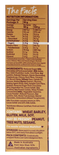 Noshu Double Choc Brownie 160g