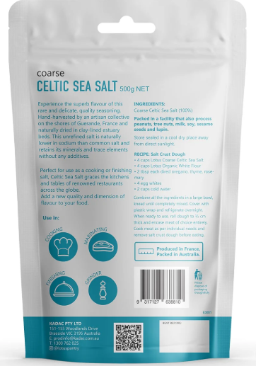Lotus Sea Salt Celtic Fine 500gm