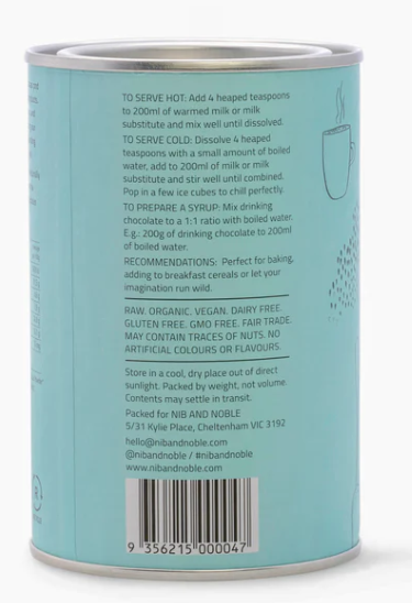 Nib Noble Cacao Drinking Chocolate 40%