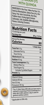 Orgran Cereal Multi Grain O's Quinoa 300g