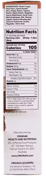 Orgran Chocolate Brownie Mix