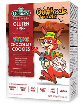 Orgran Cookies Outback Animal Chocolate 175gm