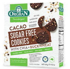 Orgran Cookies SF Cacao 130g