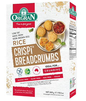 Orgran Crispi Breadcrumbs Rice 300g