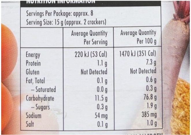 Orgran Crispibread Beetroot & Tomato 125gm GF